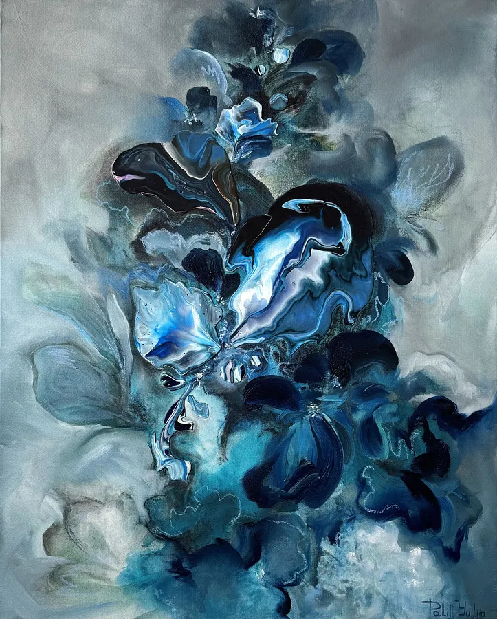 Image of Marie by Yuliia Poraiko (Palij), size: 60x80 cm, made of Oil, acrylic on canvas, ARTWORKS medium, from Rochester, part of the Bouquet of Familiar but Not Famous series, priced at $900