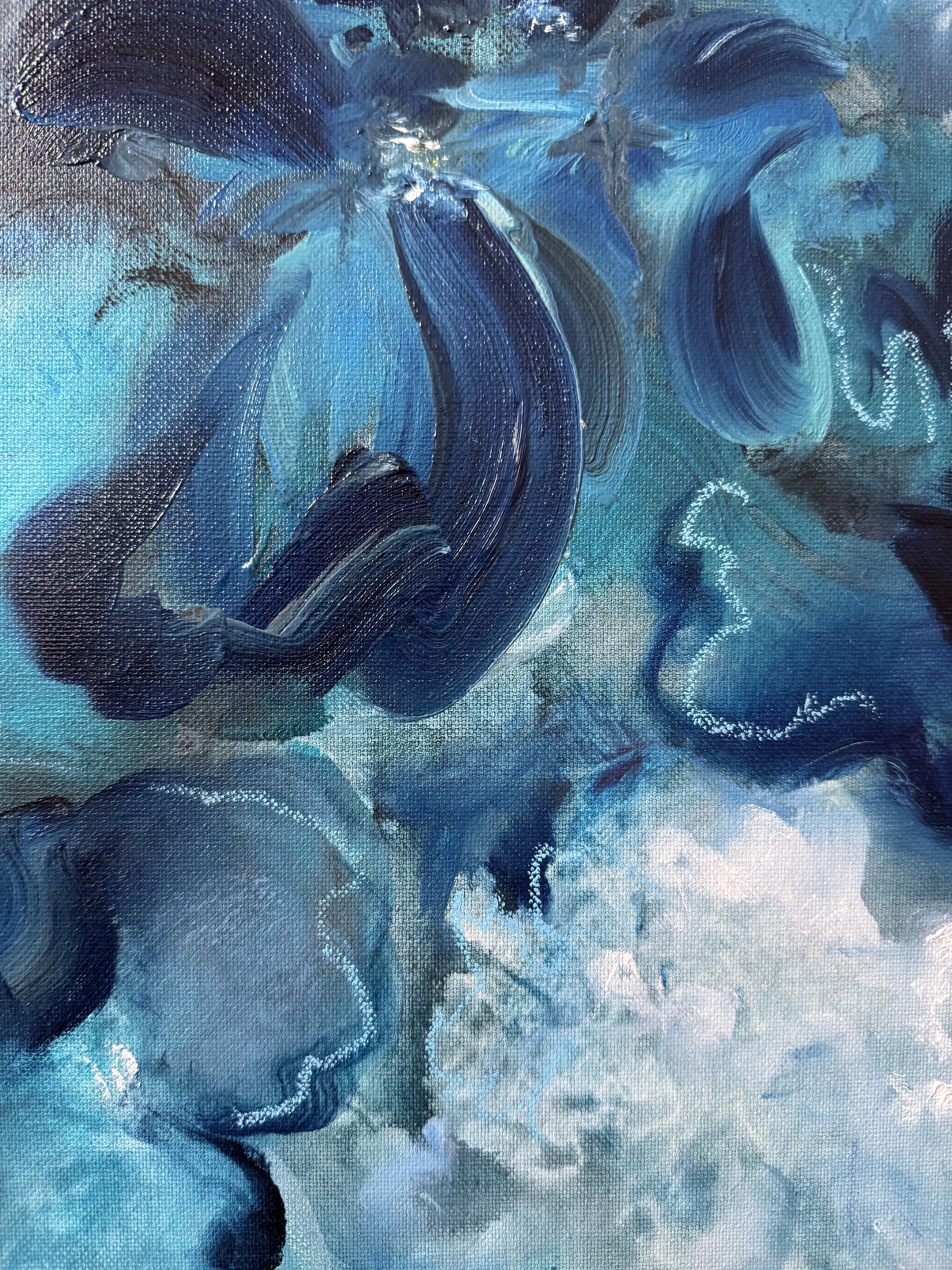 Image of Marie by Yuliia Poraiko (Palij), size: 60x80 cm, made of Oil, acrylic on canvas, ARTWORKS medium, from Rochester, part of the Bouquet of Familiar but Not Famous series, priced at $900 Photo 2 of 5.