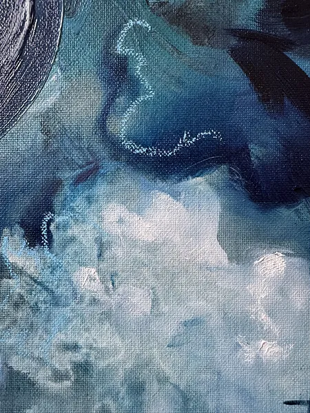 Image of Marie by Yuliia Poraiko (Palij), size: 60x80 cm, made of Oil, acrylic on canvas, ARTWORKS medium, from Rochester, part of the Bouquet of Familiar but Not Famous series, priced at $900 Photo 3 of 5.